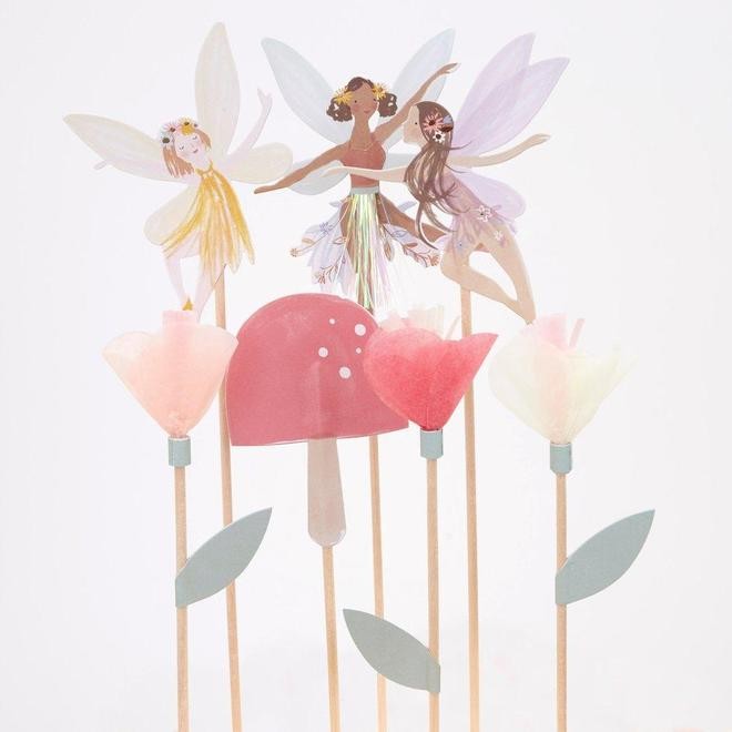 meri meri fairy cake topper