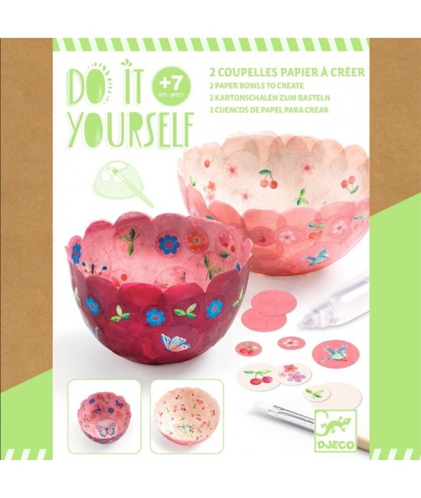 djeco diy set - paper bowls | Kinderfeestwinkel | Speelgoedwinkel | Feestwinkel | Kinderwinkel | Amsterdam