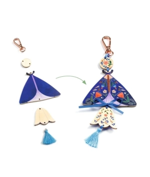 djeco bag charms diy - butterflies