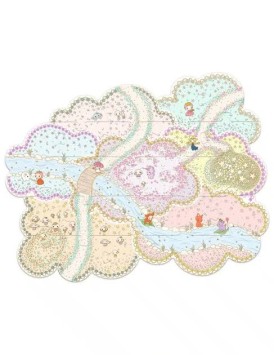 djeco tinyly - puzzl'up lily & polo, 24 pcs & 9 pcs