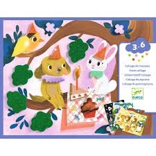 djeco knutselset zachte stickers - sprankelende feestdagen | Kinderfeestwinkel | Speelgoedwinkel | Feestwinkel | Kinderwinkel