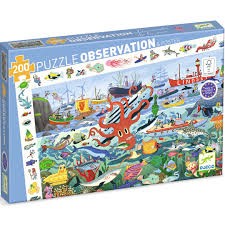 djeco observatiepuzzel - geheimen van de zee | Kinderfeestwinkel | Speelgoedwinkel | Feestwinkel | Kinderwinkel | Amsterdam