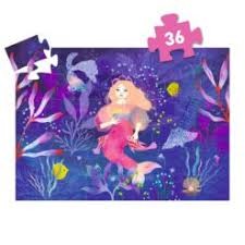djeco puzzel - ella de zeemeermin (36 st)