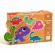 djeco duo puzzel - dino | Kinderfeestwinkel | Speelgoedwinkel | Feestwinkel | Kinderwinkel | Amsterdam