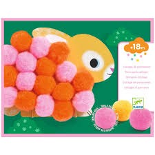 djeco knutselset - dieren en pompoms | Kinderfeestwinkel | Speelgoedwinkel | Feestwinkel | Kinderwinkel | Amsterdam