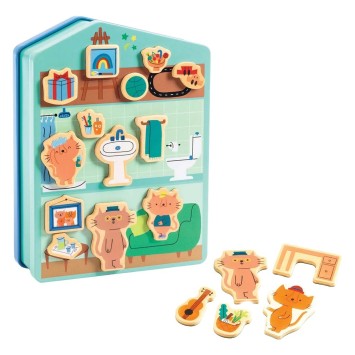 djeco wooden magnetic - inzehouse  | Kinderfeestwinkel | Speelgoedwinkel | Feestwinkel | Kinderwinkel | Amsterdam