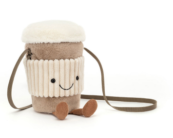 jellycat amuseables coffee to go bag  | Kinderfeestwinkel | Speelgoedwinkel | Feestwinkel | Kinderwinkel | Amsterdam