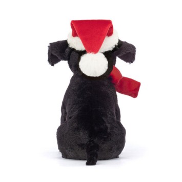 jellycat soft toy winter warmer pippa black labrador