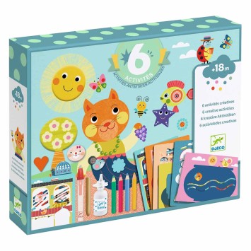 djeco knutselset - de kat en zijn vriendjes | Kinderfeestwinkel | Speelgoedwinkel | Feestwinkel | Kinderwinkel | Amsterdam
