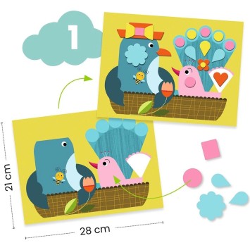 djeco knutselset - de kat en zijn vriendjes | Kinderfeestwinkel | Speelgoedwinkel | Feestwinkel | Kinderwinkel | Amsterdam
