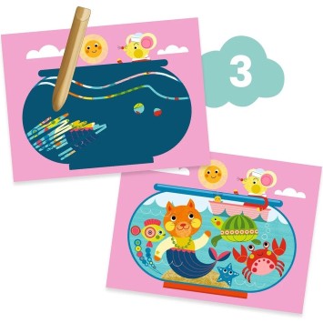 djeco knutselset - de kat en zijn vriendjes | Kinderfeestwinkel | Speelgoedwinkel | Feestwinkel | Kinderwinkel | Amsterdam