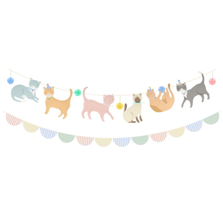meri meri cute kittens garland | Kinderfeestwinkel | Speelgoedwinkel | Feestwinkel | Kinderwinkel | Amsterdam