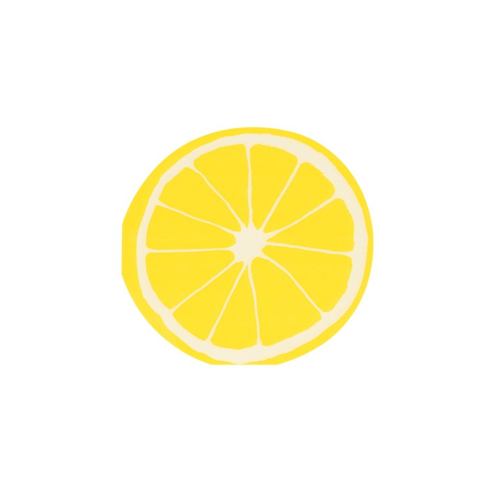 meri meri lemon napkins