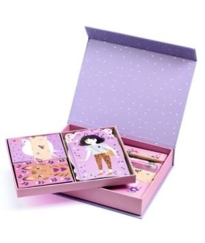 djeco writing set - lucille purple