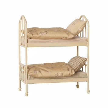 maileg bunk bed, mouse - wheat | Kinderfeestwinkel | Speelgoedwinkel | Feestwinkel | Kinderwinke