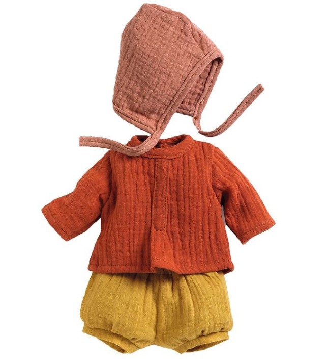 djeco poppenkleertjes - outfit mandarine