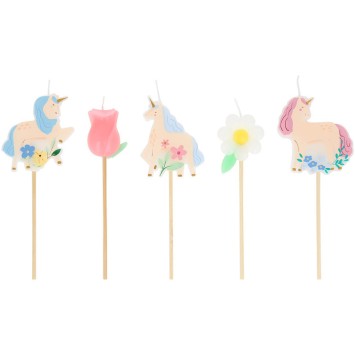 meri meri meadow unicorn candles | Kinderfeestwinkel | Speelgoedwinkel | Feestwinkel | Kinderwinkel | Amsterdam
