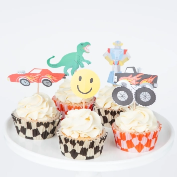 meri meri monster truck cupcake kit