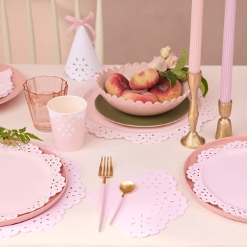 meri meri broderie anglaise lace napkins, small