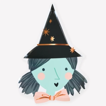 meri meri witch shaped plates | Kinderfeestwinkel | Speelgoedwinkel | Feestwinkel | Kinderwinkel | Amsterd