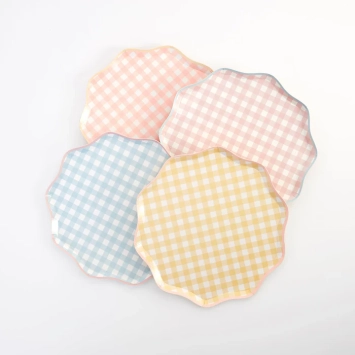 meri meri gingham side plates | Kinderfeestwinkel | Speelgoedwinkel | Feestwinkel | Kinderwinkel | Amsterdam | Kinde