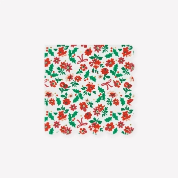 meri meri holly ditsy napkins, small | Kinderfeestwinkel | Speelgoedwinkel | Feestwinkel | Kinderwinkel | Amsterd