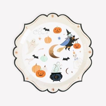 meri meri ornate edge halloween side plates | Kinderfeestwinkel | Speelgoedwinkel | Feestwinkel | Kinderwinkel | Amsterdam