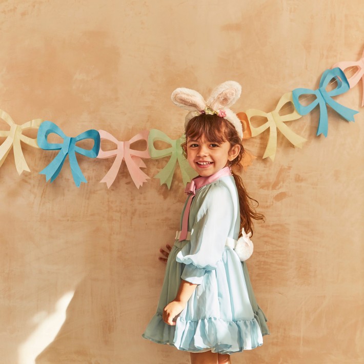 meri meri tissue paper bow garlands