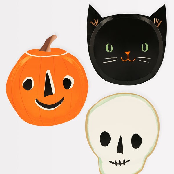 meri meri its halloween plates | Kinderfeestwinkel | Speelgoedwinkel | Feestwinkel | Kinderwinkel | Amsterdam