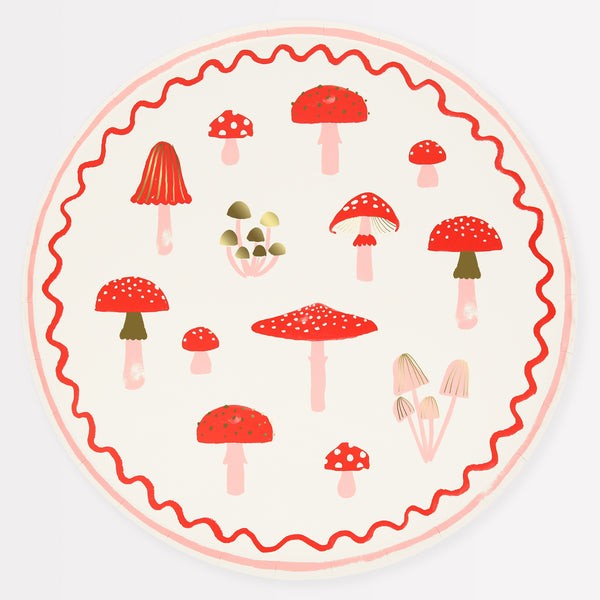 meri meri merry mushroom dinner plates | Kinderfeestwinkel | Speelgoedwinkel | Feestwinkel | Kinderwinkel | Amsterdam