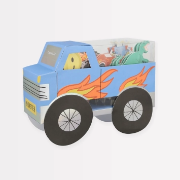 meri meri monster truck cupcake kit