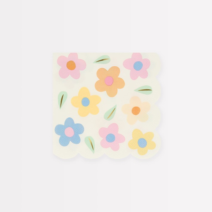meri meri happy flowers napkins, small | Kinderfeestwinkel | Speelgoedwinkel | Feestwinkel | Kinderwinkel | Amsterdam