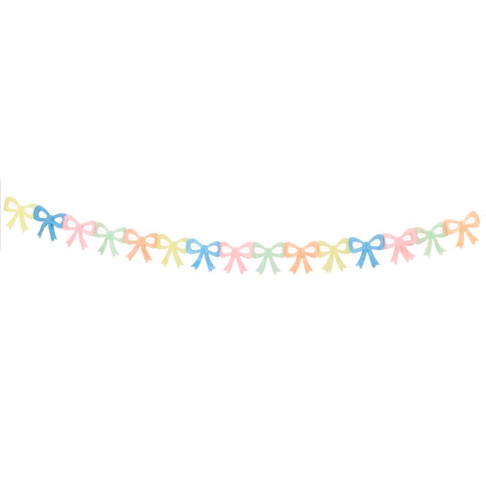 meri meri tissue paper bow garlands