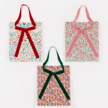 meri meri liberty gift bags, medium
