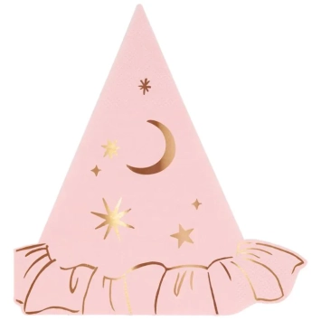 meri meri pink witch hat napkins | Kinderfeestwinkel | Speelgoedwinkel | Feestwinkel | Kinderwinkel | Amsterdam