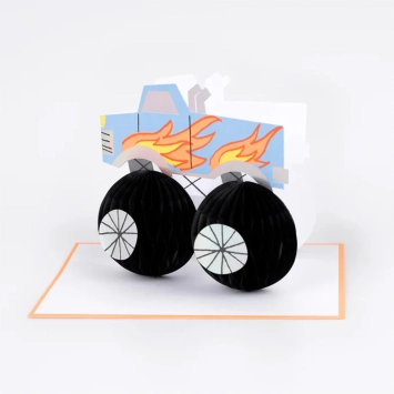 meri meri monster truck birthday card | Kinderfeestwinkel | Speelgoedwinkel | Feestwinkel | Kinderwinkel | Amsterdam | Kinder