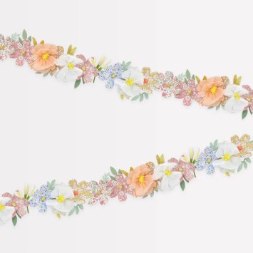 meri meri liberty paper flower garland