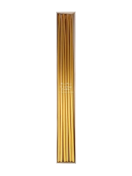 meri meri gold tall tapered candles | Kinderfeestwinkel | Speelgoedwinkel | Feestwinkel | Kinderwinkel | Amsterdam