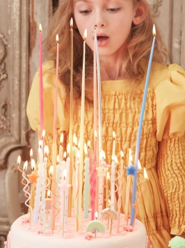 meri meri gold tall tapered candles