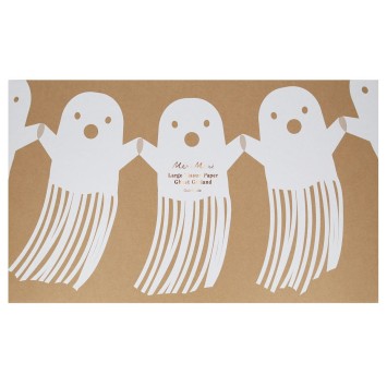 meri meri tissue paper ghost garland, large