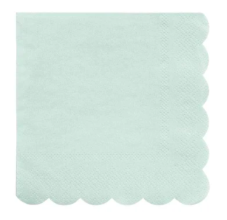 meri meri mint simply eco napkins, small