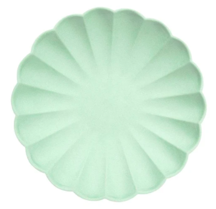 meri meri mint simply eco plates, small | Kinderfeestwinkel | Speelgoedwinkel | Feestwinkel | Kinderwinkel | Amsterdam