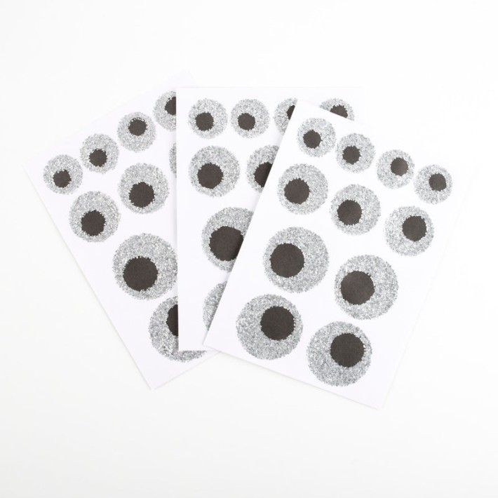 mer meri eco glitter eyeball stickers