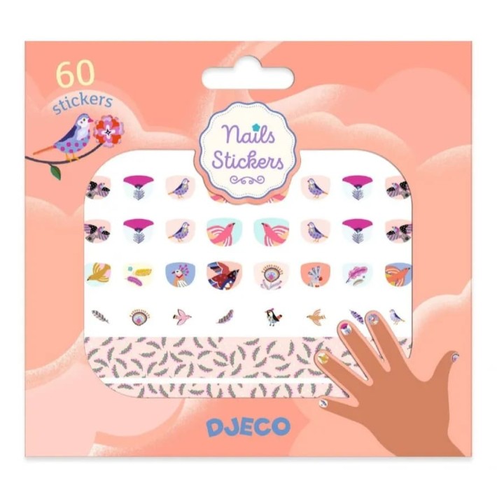 djeco nagelstickers - veren | Kinderfeestwinkel | Speelgoedwinkel | Feestwinkel | Kinderwinkel | Amsterdam