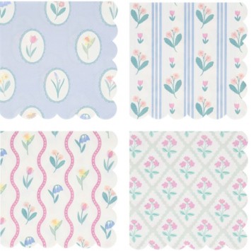 meri meri bloomsbury floral napkins, small | Kinderfeestwinkel | Speelgoedwinkel | Feestwinkel | Kinderwinkel | Amsterdam