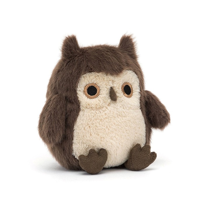 jellycat soft toy owling - brown