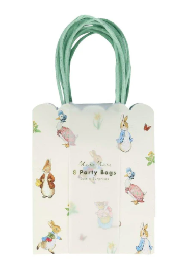 meri meri Pieter Konijn party bags