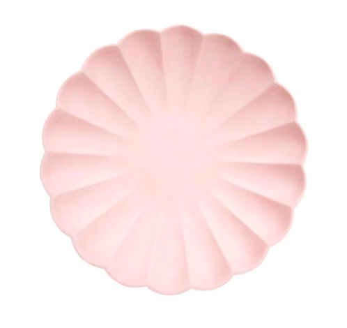 meri meri pale pink simply eco plates, small | Kinderfeestwinkel | Speelgoedwinkel | Feestwinkel | Kinderwinkel | Amsterdam