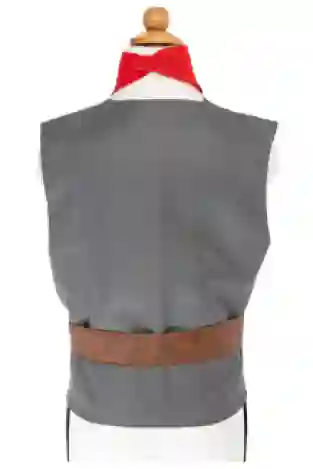 skully pirate vest/belt (5-6 jr)