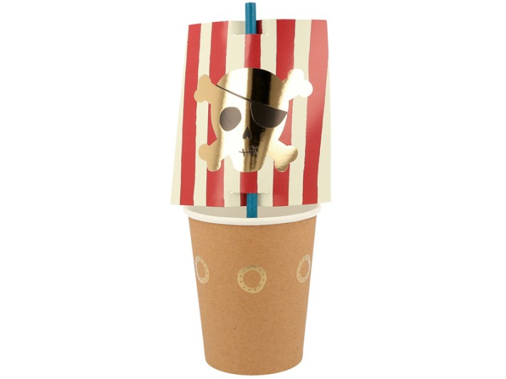 meri meri pirates bounty cups